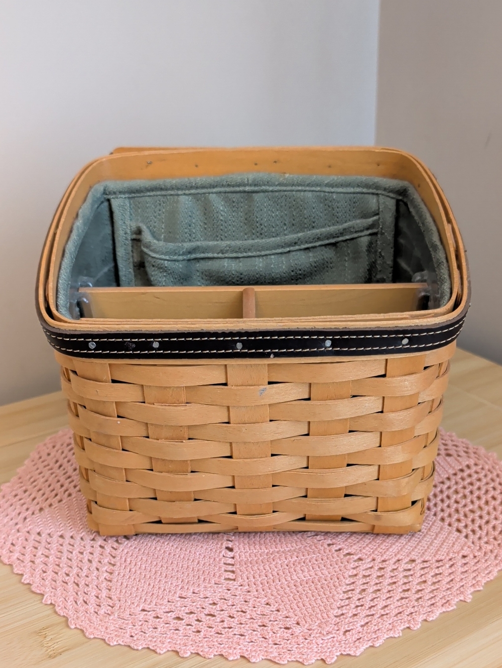 Longaberger 2001 Father's Day Daddy Caddy In Warm Brown Classic